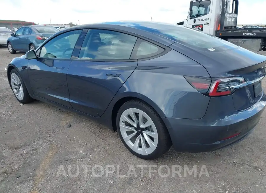 TESLA MODEL 3 2022 vin 5YJ3E1EA7NF330443 from auto auction Iaai