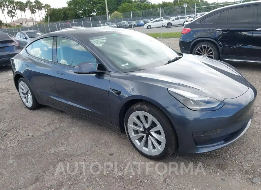 TESLA MODEL 3 2022 vin 5YJ3E1EA7NF330443 from auto auction Iaai