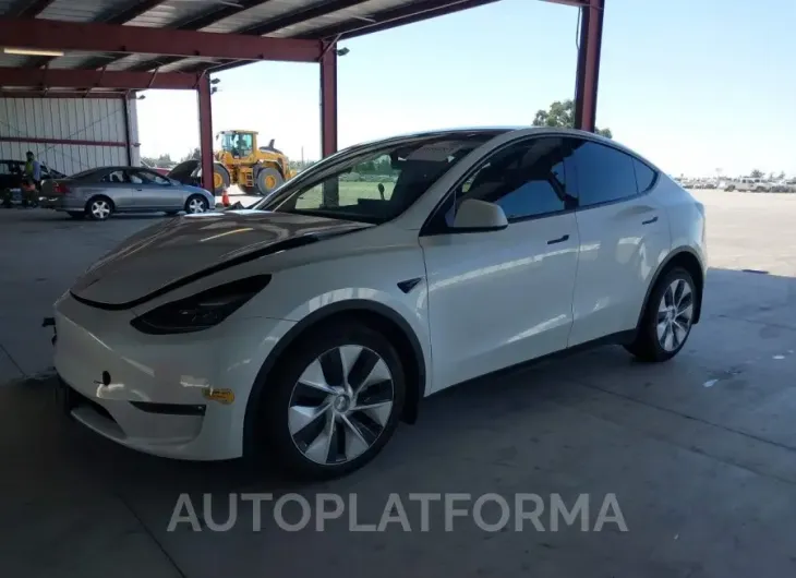 TESLA MODEL Y 2022 vin 7SAYGDEE7NF542637 from auto auction Iaai