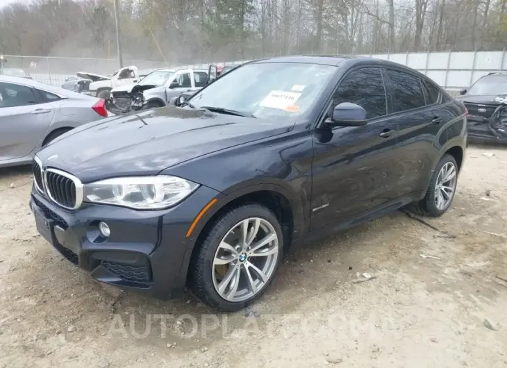 BMW X6 2016 vin 5UXKU0C52G0F92582 from auto auction Iaai