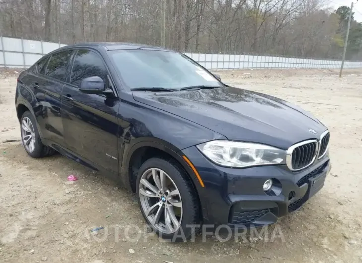 BMW X6 2016 vin 5UXKU0C52G0F92582 from auto auction Iaai