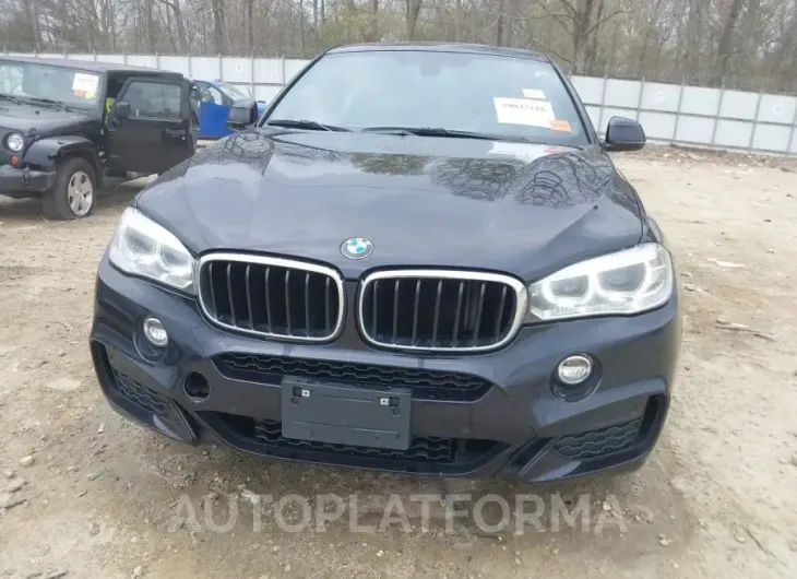 BMW X6 2016 vin 5UXKU0C52G0F92582 from auto auction Iaai