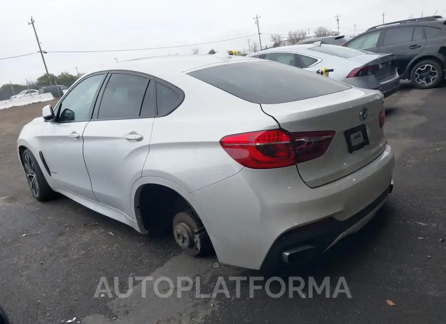 BMW X6 2019 vin 5UXKU6C59K0Z66842 from auto auction Iaai