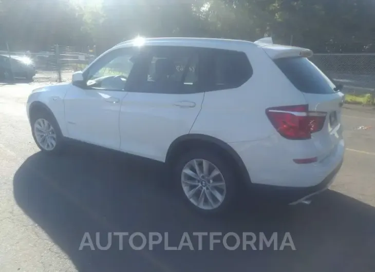 BMW X3 2015 vin 5UXWX9C52F0D62052 from auto auction Iaai