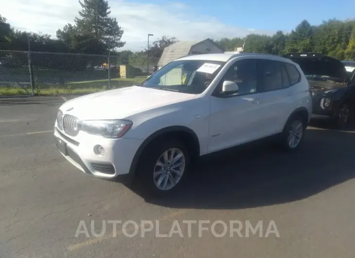 BMW X3 2015 vin 5UXWX9C52F0D62052 from auto auction Iaai