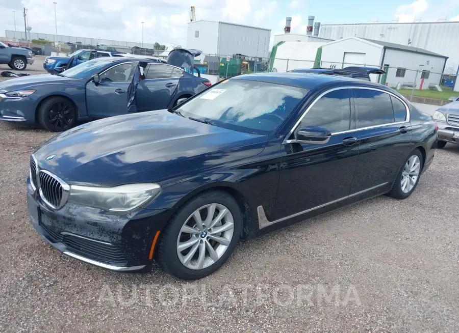 BMW 740I 2019 vin WBA7E2C54KB216733 from auto auction Iaai