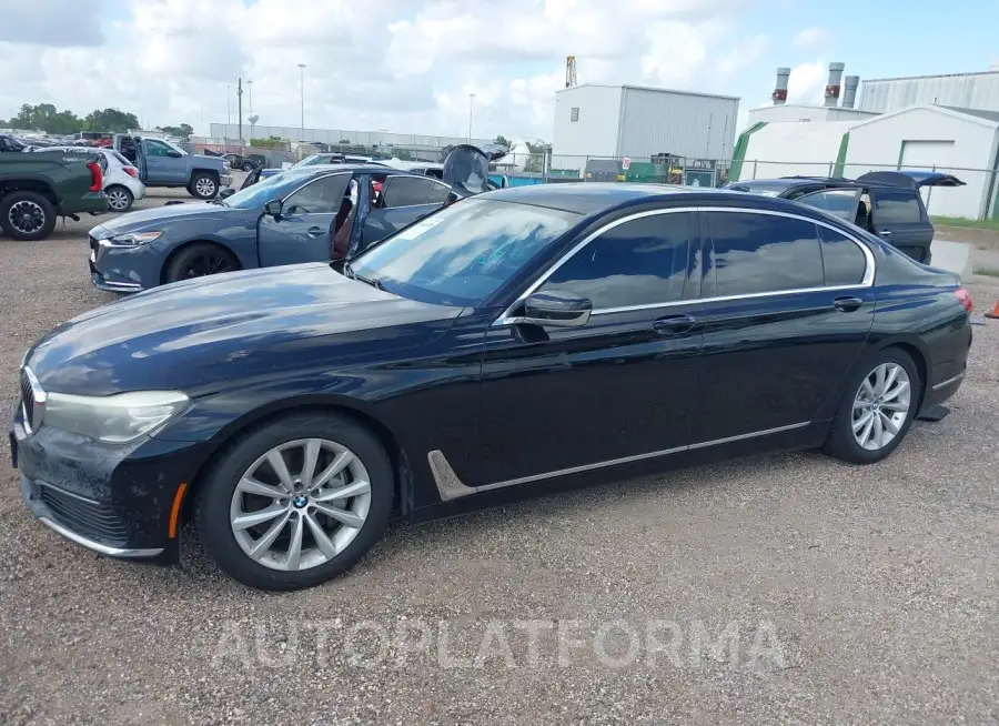 BMW 740I 2019 vin WBA7E2C54KB216733 from auto auction Iaai