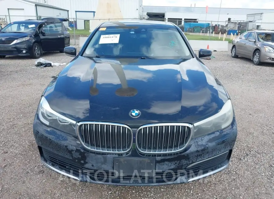 BMW 740I 2019 vin WBA7E2C54KB216733 from auto auction Iaai