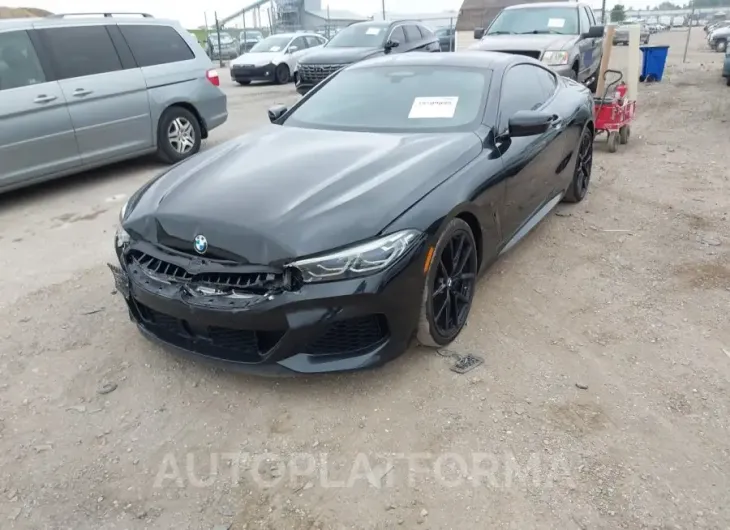 BMW M850I 2019 vin WBABC4C52KBU96244 from auto auction Iaai