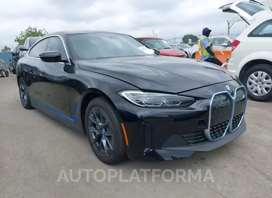 BMW I4 2023 vin WBY73AW09PFN89333 from auto auction Iaai