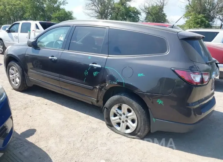 CHEVROLET TRAVERSE 2015 vin 1GNKRFKD6FJ301769 from auto auction Iaai