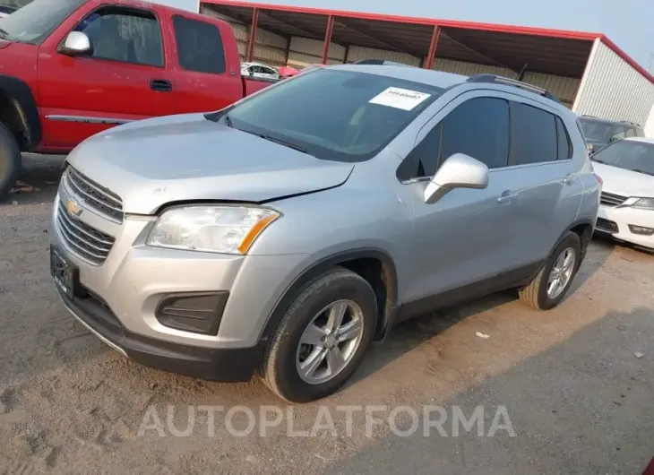 CHEVROLET TRAX 2016 vin 3GNCJPSB2GL259143 from auto auction Iaai