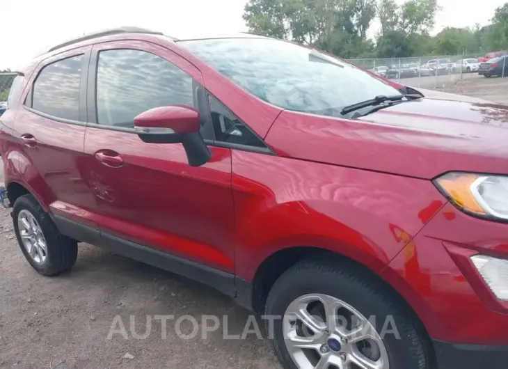 FORD ECOSPORT 2020 vin MAJ6S3GLXLC385873 from auto auction Iaai