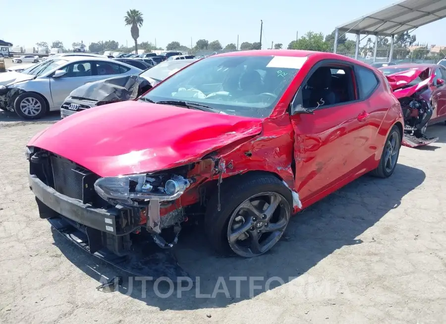 HYUNDAI VELOSTER 2019 vin KMHTG6AFXKU012081 from auto auction Iaai