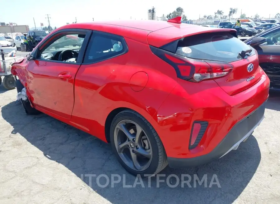 HYUNDAI VELOSTER 2019 vin KMHTG6AFXKU012081 from auto auction Iaai