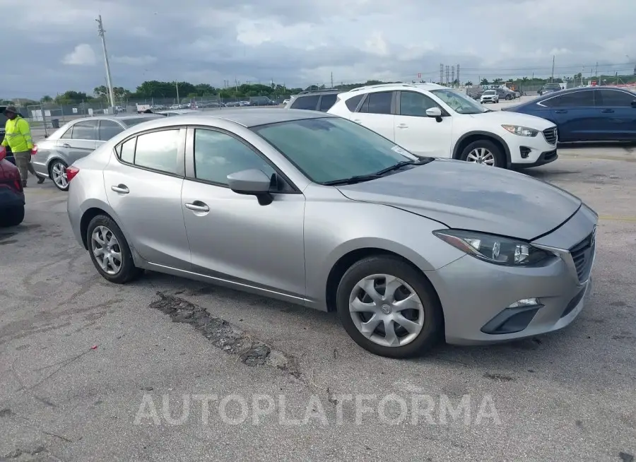 MAZDA MAZDA3 2015 vin 3MZBM1U72FM166811 from auto auction Iaai