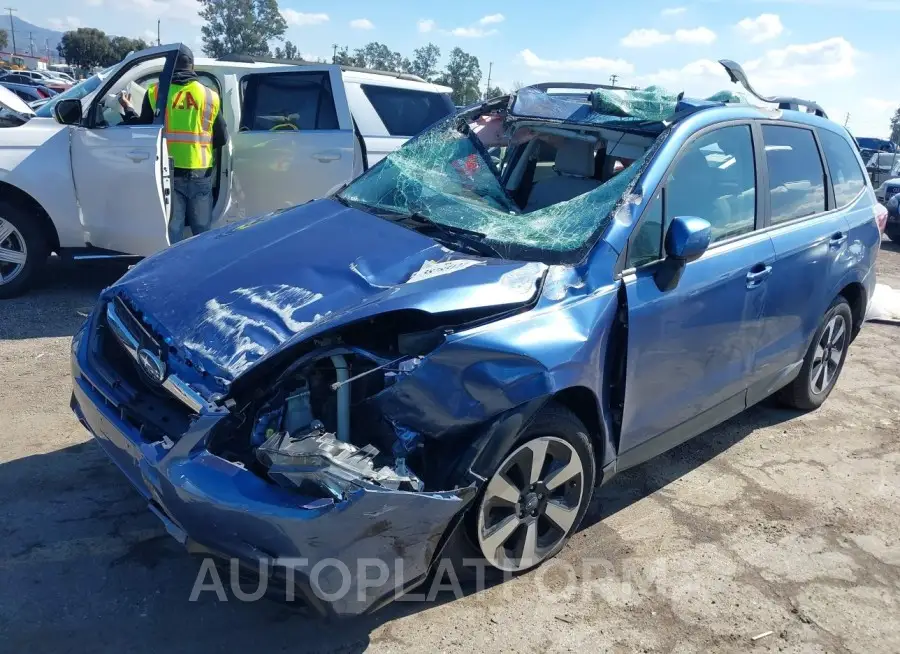 SUBARU FORESTER 2018 vin JF2SJAEC4JH597978 from auto auction Iaai