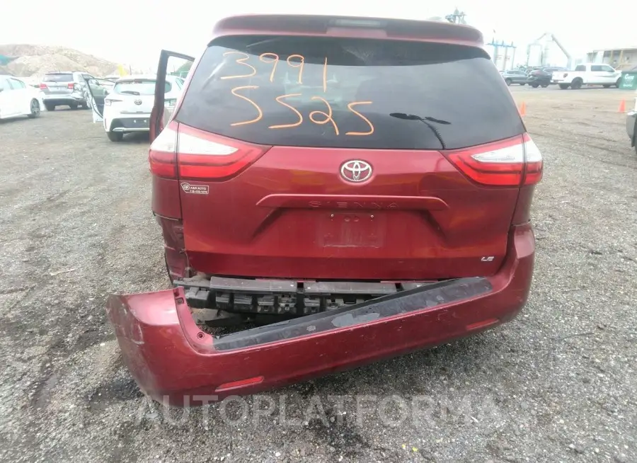 TOYOTA SIENNA 2017 vin 5TDKZ3DC2HS782766 from auto auction Iaai