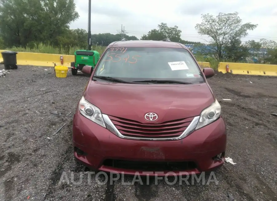 TOYOTA SIENNA 2017 vin 5TDKZ3DC2HS782766 from auto auction Iaai