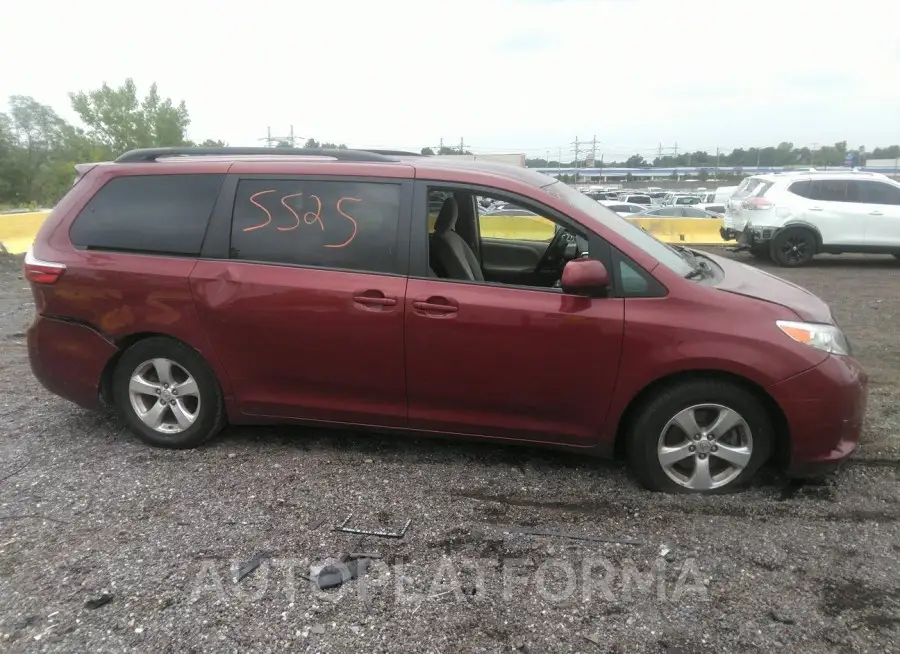 TOYOTA SIENNA 2017 vin 5TDKZ3DC2HS782766 from auto auction Iaai