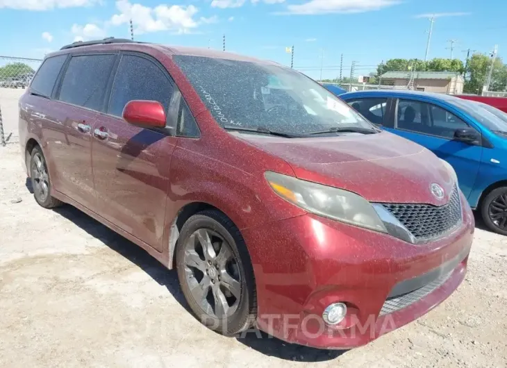 TOYOTA SIENNA 2015 vin 5TDXK3DC3FS587444 from auto auction Iaai