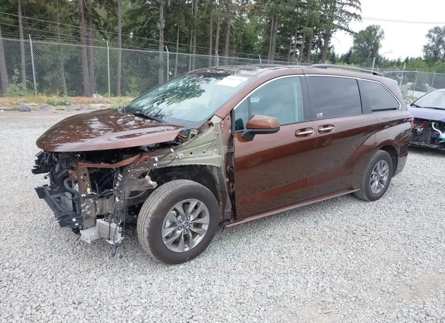 TOYOTA SIENNA 2023 vin 5TDYRKEC1PS148513 from auto auction Iaai