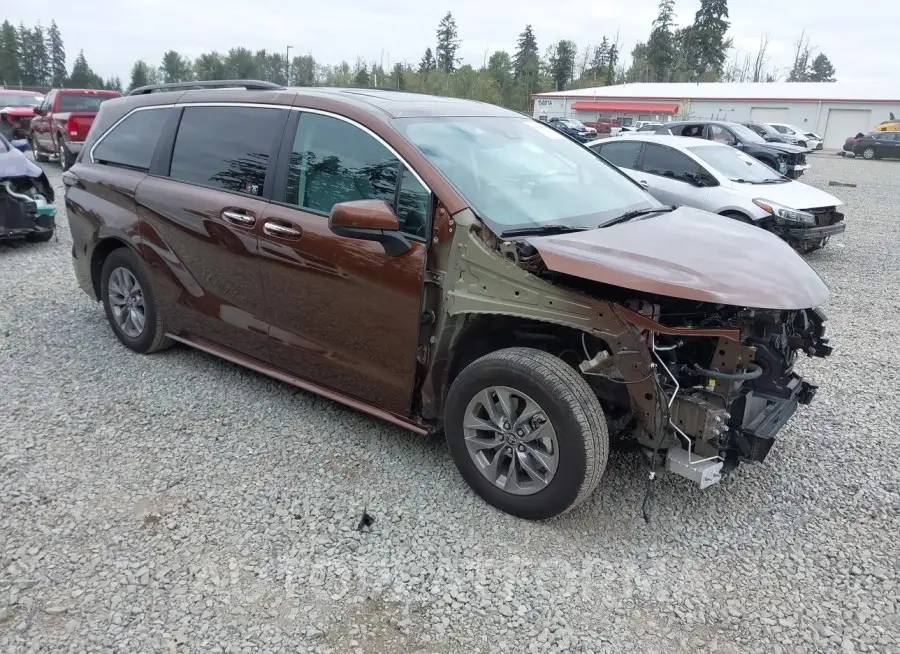 TOYOTA SIENNA 2023 vin 5TDYRKEC1PS148513 from auto auction Iaai