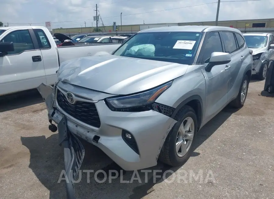 TOYOTA HIGHLANDER 2022 vin 5TDZZRAH3NS093025 from auto auction Iaai