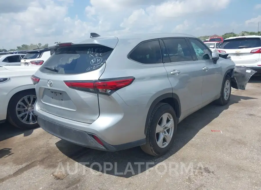 TOYOTA HIGHLANDER 2022 vin 5TDZZRAH3NS093025 from auto auction Iaai