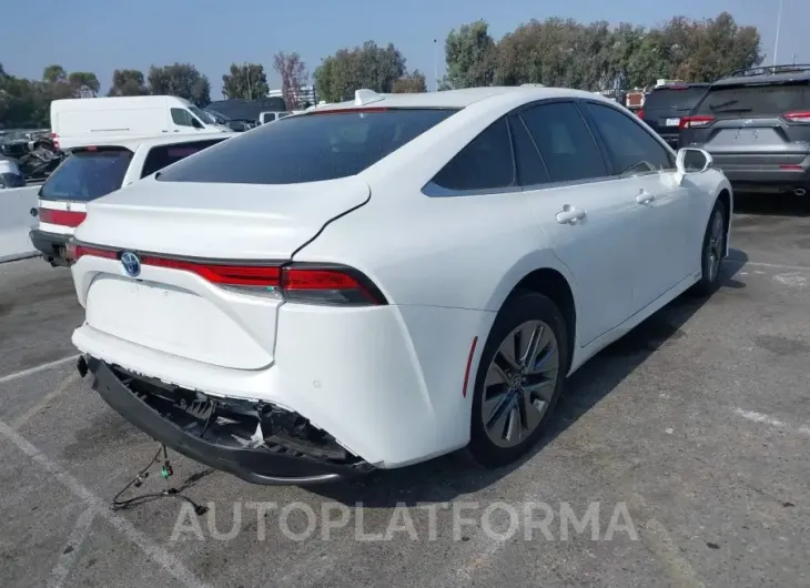 TOYOTA MIRAI 2022 vin JTDAAAAA2NA005765 from auto auction Iaai