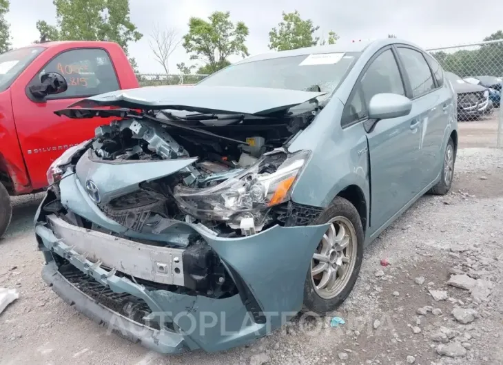 TOYOTA PRIUS V 2015 vin JTDZN3EU5FJ038090 from auto auction Iaai