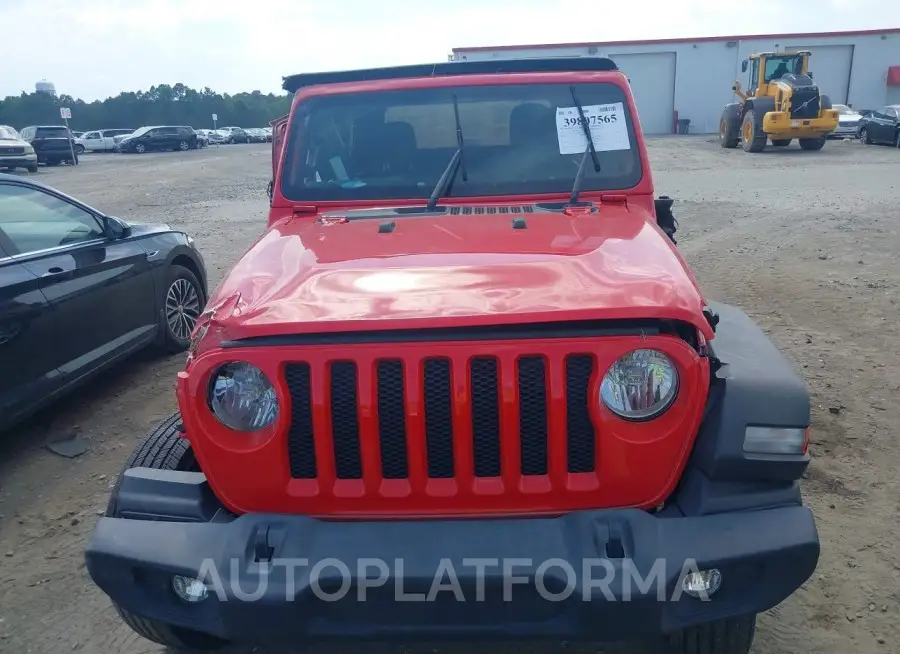 JEEP WRANGLER 2021 vin 1C4HJXAG3MW538490 from auto auction Iaai