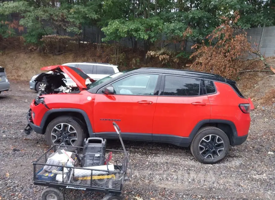 JEEP COMPASS 2019 vin 3C4NJDDB7KT800385 from auto auction Iaai