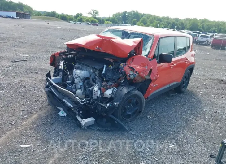 JEEP RENEGADE 2016 vin ZACCJAAT1GPD43851 from auto auction Iaai