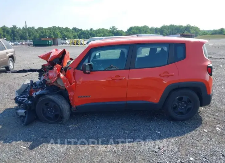 JEEP RENEGADE 2016 vin ZACCJAAT1GPD43851 from auto auction Iaai