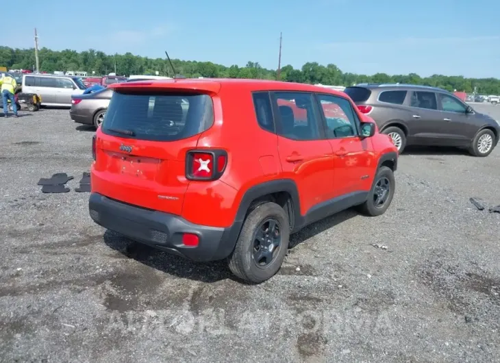 JEEP RENEGADE 2016 vin ZACCJAAT1GPD43851 from auto auction Iaai