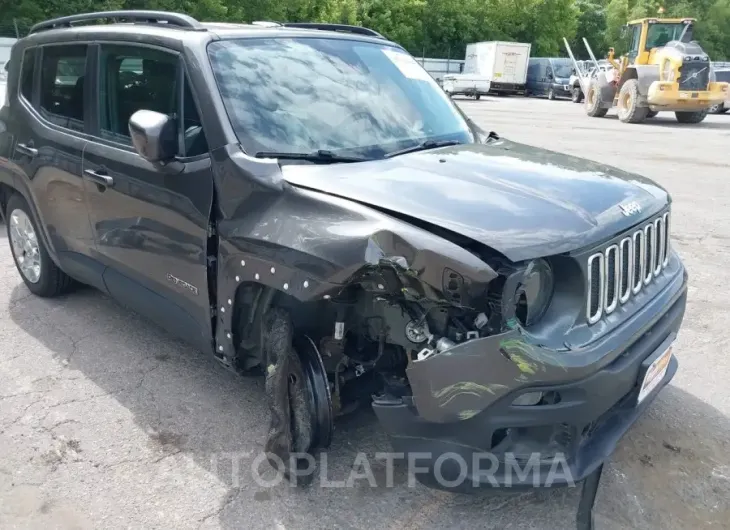 JEEP RENEGADE 2016 vin ZACCJABT5GPD59596 from auto auction Iaai