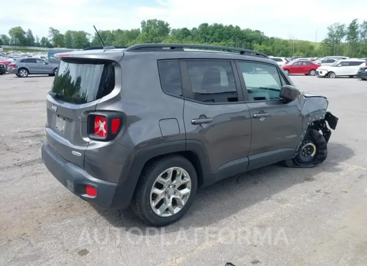 JEEP RENEGADE 2016 vin ZACCJABT5GPD59596 from auto auction Iaai