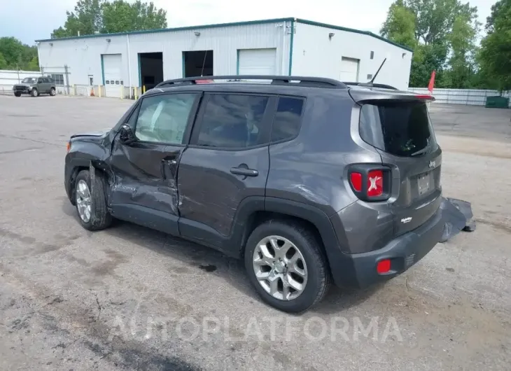 JEEP RENEGADE 2016 vin ZACCJABT5GPD59596 from auto auction Iaai