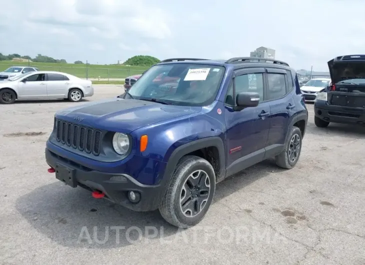 JEEP RENEGADE 2016 vin ZACCJBCT5GPD04909 from auto auction Iaai