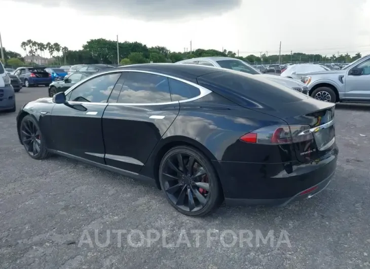 TESLA MODEL S 2015 vin 5YJSA1H14FF099425 from auto auction Iaai