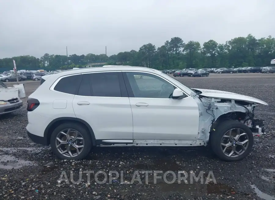 BMW X3 2022 vin 5UX53DP08N9K65034 from auto auction Iaai