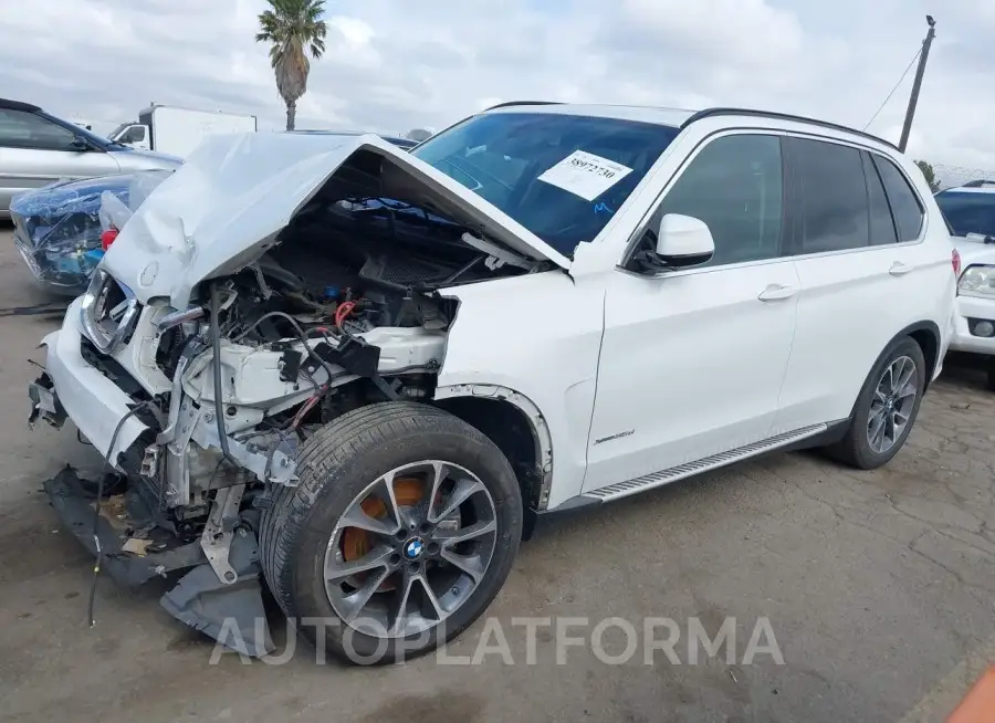 BMW X5 2015 vin 5UXKS4C53F0J98405 from auto auction Iaai