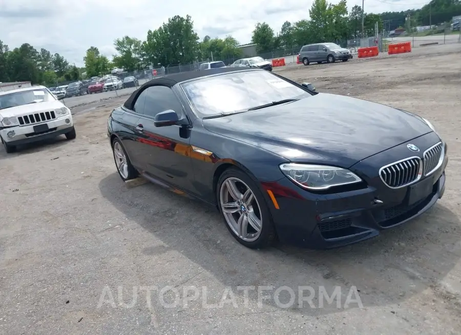 BMW 650I 2016 vin WBA6F5C51GD996566 from auto auction Iaai