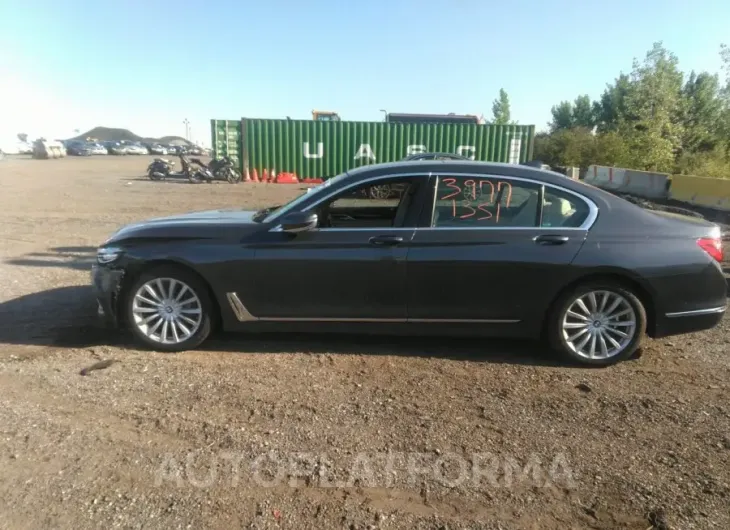 BMW 740I 2016 vin WBA7E2C56GG547047 from auto auction Iaai