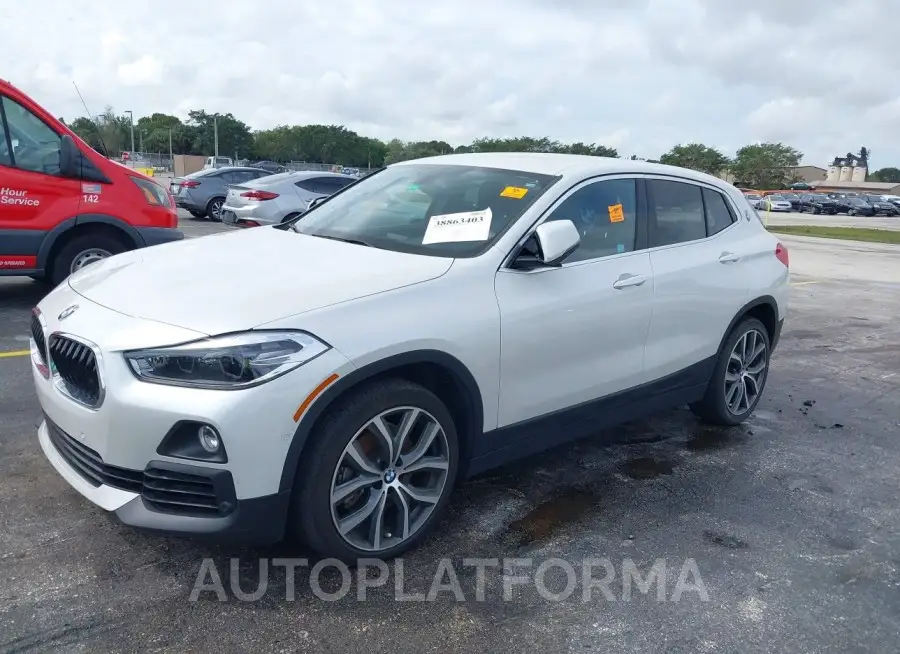 BMW X2 2018 vin WBXYJ3C3XJEJ91618 from auto auction Iaai