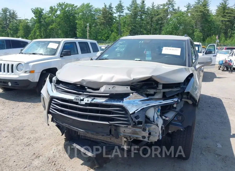 CHEVROLET BLAZER 2021 vin 3GNKBJRS9MS576480 from auto auction Iaai