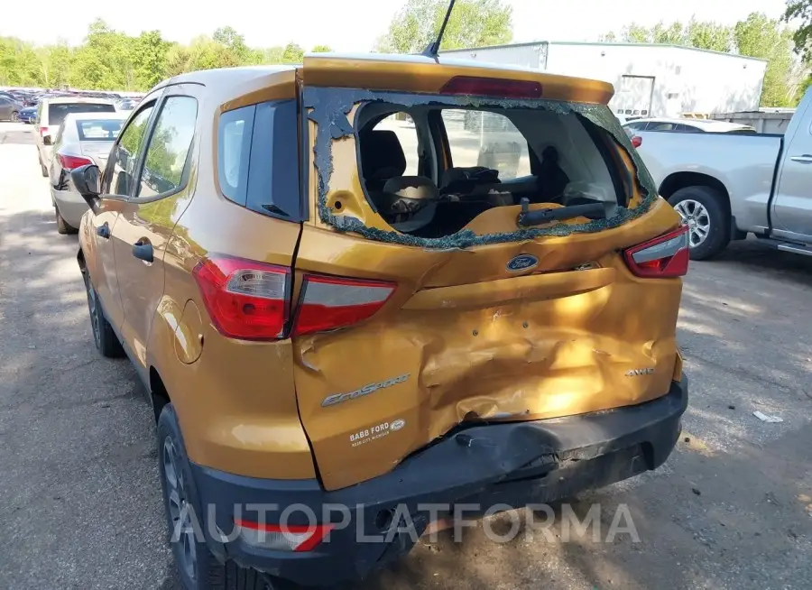 FORD ECOSPORT 2022 vin MAJ6S3FL4NC464654 from auto auction Iaai