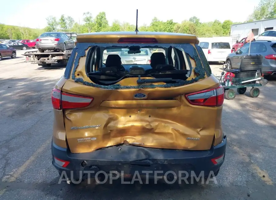 FORD ECOSPORT 2022 vin MAJ6S3FL4NC464654 from auto auction Iaai