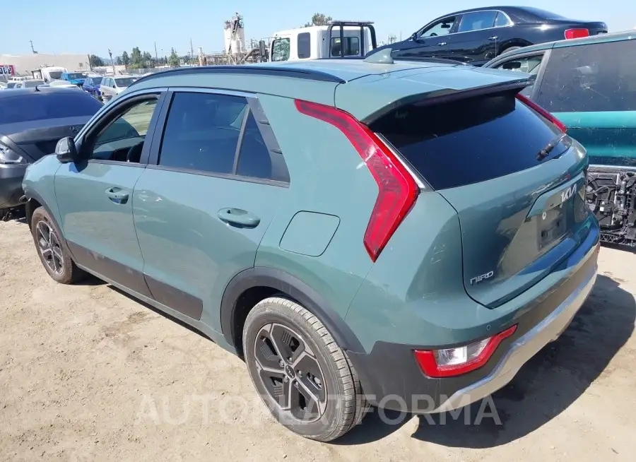 KIA NIRO 2023 vin KNDCR3LE4P5069640 from auto auction Iaai